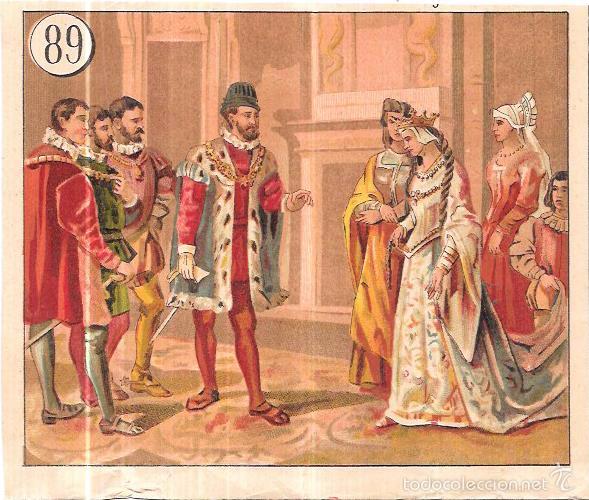 Collectionnisme Cartes &agrave; collectionner anciennes: CROMO LITOGR&Aacute;FICO. N&ordm;89. 16,5X19,5 CM