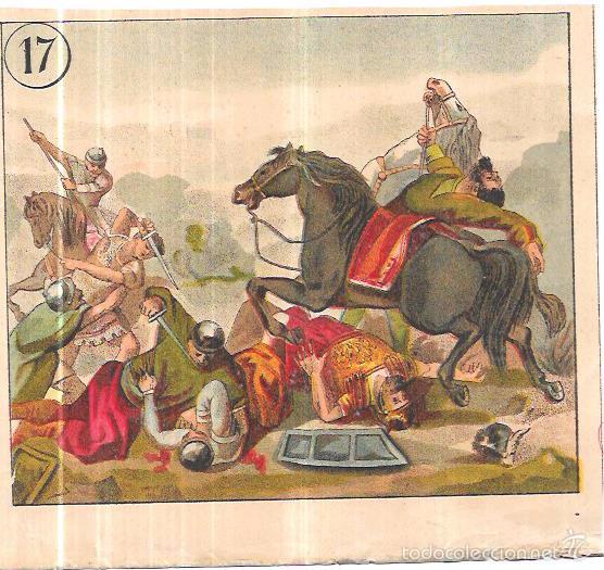 Collectionnisme Cartes &agrave; collectionner anciennes: CROMO LITOGR&Aacute;FICO. N&ordm;17. 17,3X19CM
