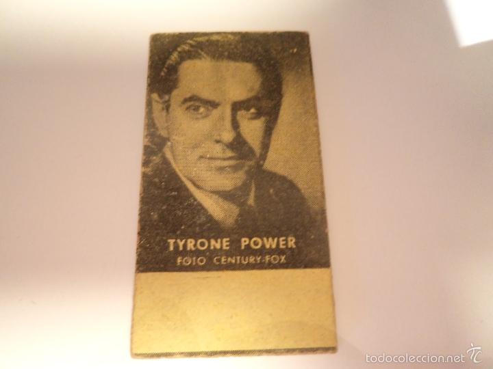 Coleccionismo cromos antiguos: cromo bascula tyrone power. (cr-2) - Foto 1