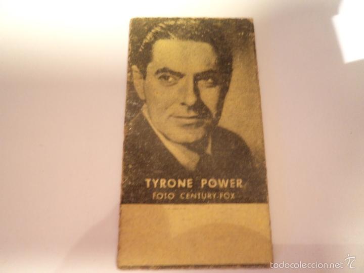 Coleccionismo cromos antiguos: cromo bascula tyrone power. (cr-2). - Foto 1