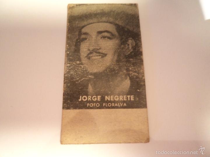 Coleccionismo cromos antiguos: cromo bascula jorge negrete. (cr-2)