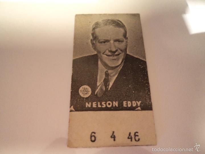 Coleccionismo cromos antiguos: cromo bascula nelson eddy. (cr-2) - Foto 1