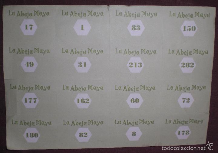 Coleccionismo cromos antiguos: Lote 16 cromos abeja maya RBA - Foto 2