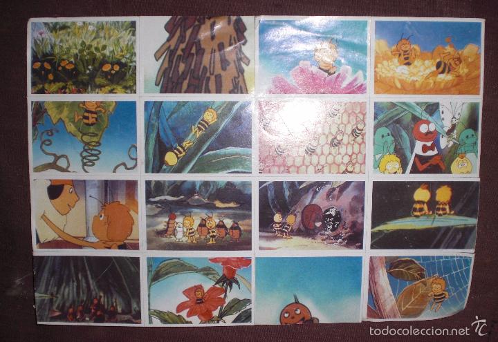 Coleccionismo cromos antiguos: Lote 16 cromos abeja maya RBA - Foto 3
