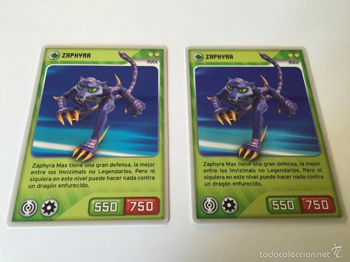 Coleccionismo cromos antiguos: Invizimals Desaf&iacute;os Ocultos Error 186 Zaphyra con c&oacute;digo de 185 - Foto 1