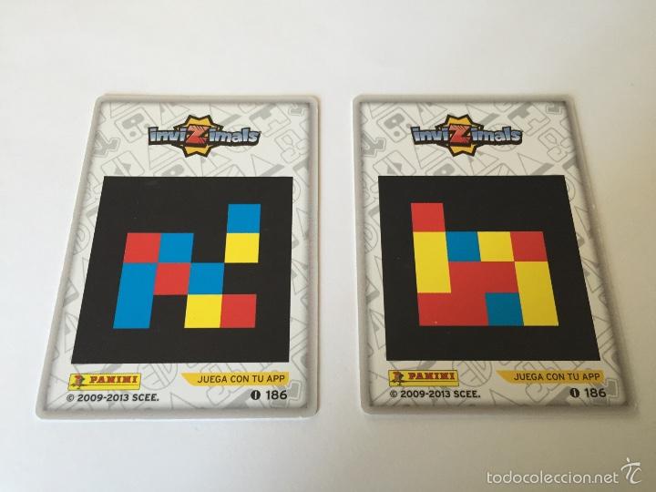 Coleccionismo cromos antiguos: Invizimals Desaf&iacute;os Ocultos Error 186 Zaphyra con c&oacute;digo de 185 - Foto 2
