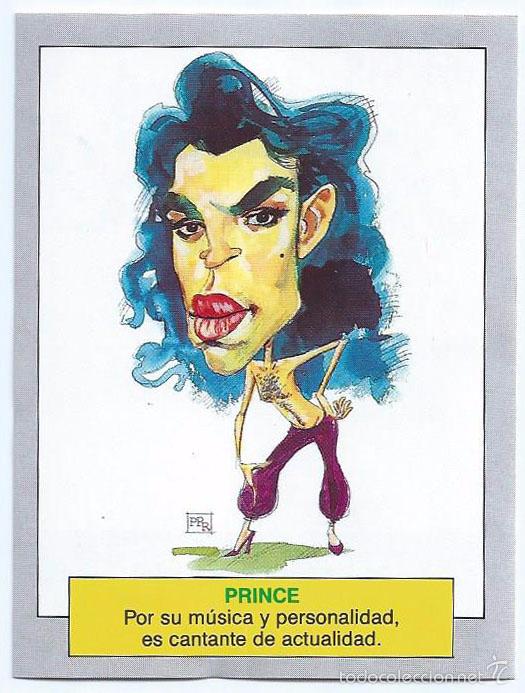 Coleccionismo cromos antiguos: Prince - Karikatas - Ediciones Este &iexcl;Impecable! - Foto 1