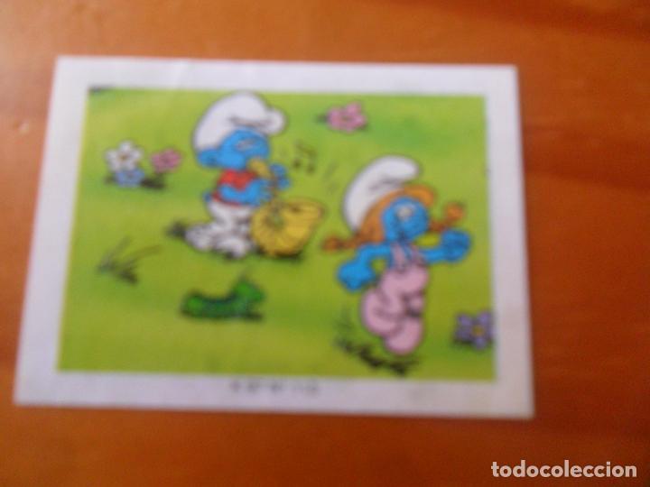 Coleccionismo cromos antiguos: CROMO LOS PITUFOS - CROMOS PASTELITOS, CHICLES, PASTELES... - Foto 1