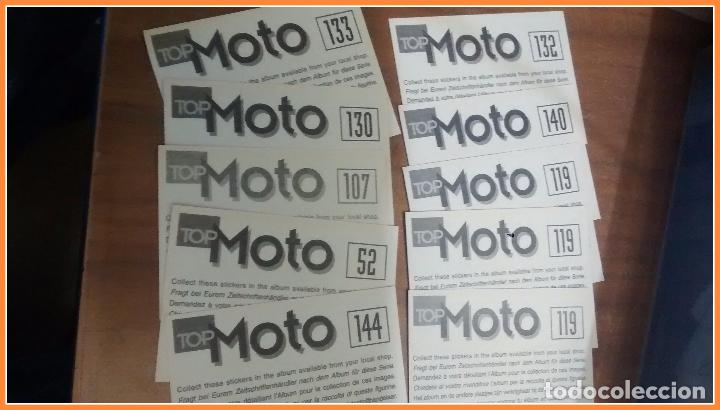 Coleccionismo cromos antiguos: Lote 44 cromos Top Moto de Panini - Foto 3