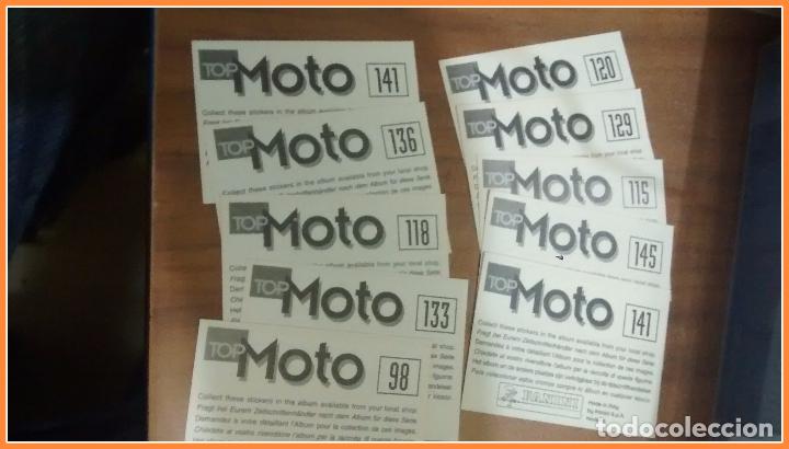 Coleccionismo cromos antiguos: Lote 44 cromos Top Moto de Panini - Foto 5