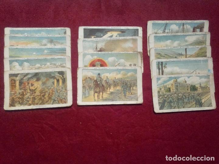 Coleccionismo Cromos antiguos: LA GUERRA EUROPEA 1915 .- 7&ordf; SERIE .- CHOCOLATES AMATLLER .- 14 CROMOS