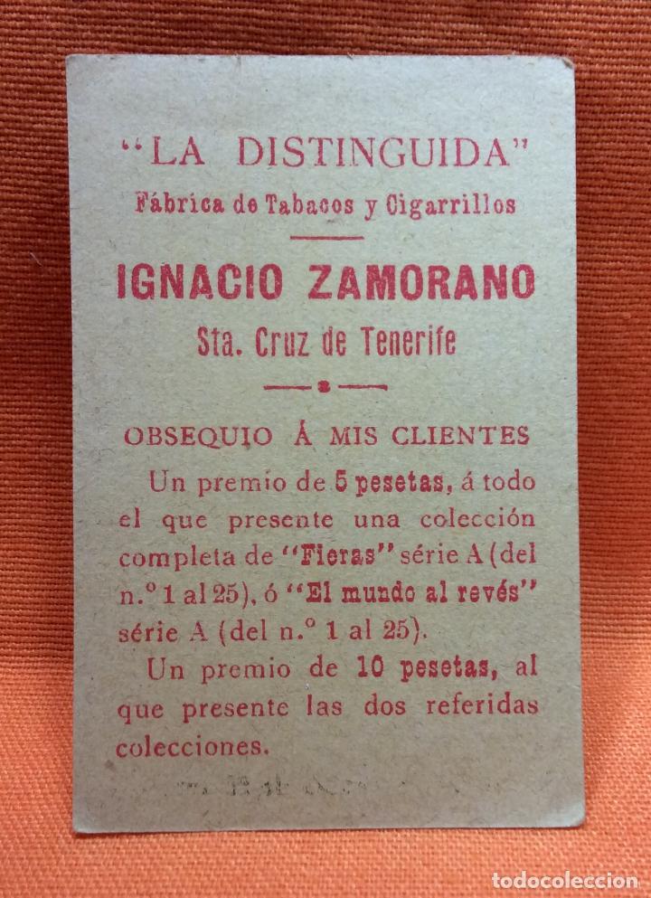 Coleccionismo cromos antiguos: FIERAS-CROMOS DE LA DISTINGUIDA - Foto 2