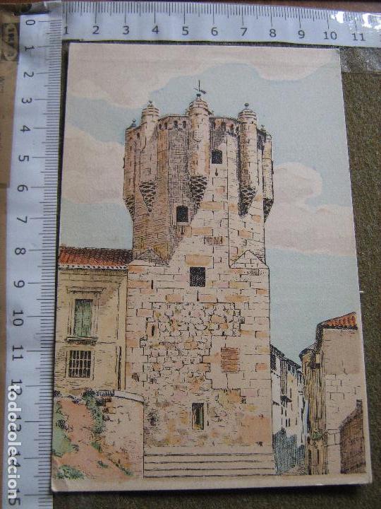 Coleccionismo Cromos antiguos: CROMO SUC. HERNANDO - MONUMENTOS HISTORICOS - TORRE DEL CLAVERO EN SALAMANCA - SERIE III N&ordm; 2