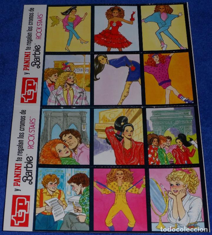 Coleccionismo cromos antiguos: Barbie Rock Stars - Panini - Obsequio de Teleprograma - Foto 1
