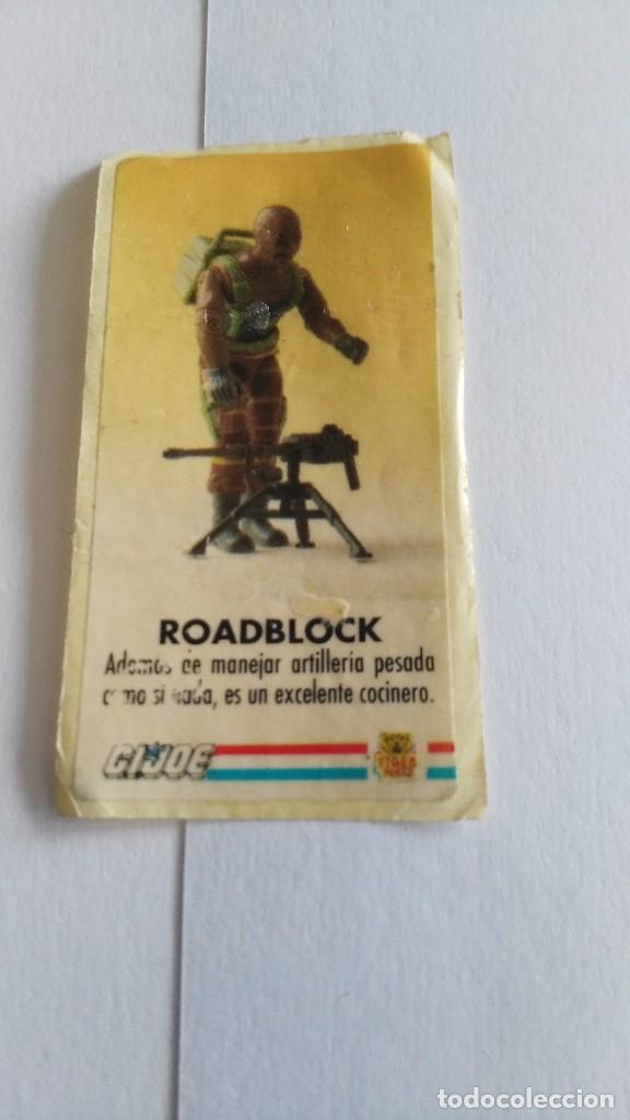 Coleccionismo cromos antiguos: ROADBLOCK - GIJOE - cromo chicle - cromo chicles - Foto 1