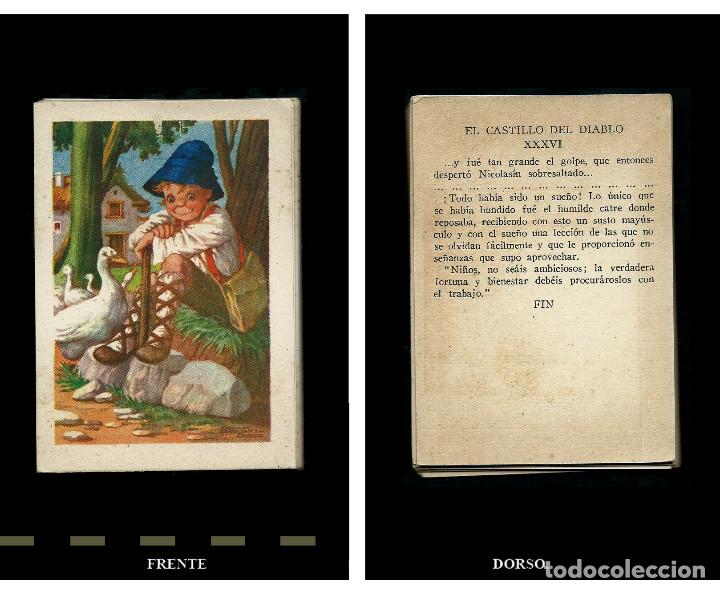 Coleccionismo cromos antiguos: El Castillo del Diablo. 36 cromos. - Foto 1