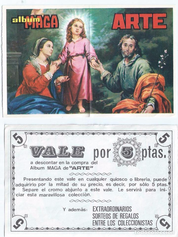 Coleccionismo cromos antiguos: Arte - Vale 5 ptas - MAGA - Foto 1