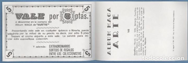 Coleccionismo cromos antiguos: Arte - Vale 5 ptas - Maga - Foto 2