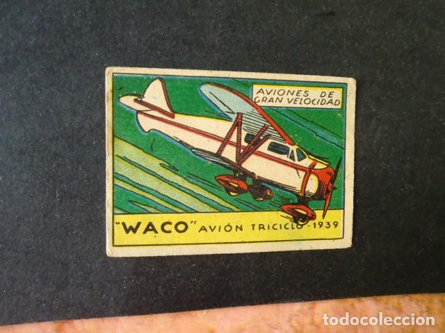 Coleccionismo Cromos antiguos: CROMO ALBUM AVIACI&Oacute;N,AVIONES DE GRAN VELOCIDAD,EDICIONES CISNE,A&Ntilde;OS 40,NUNCA PEGADO