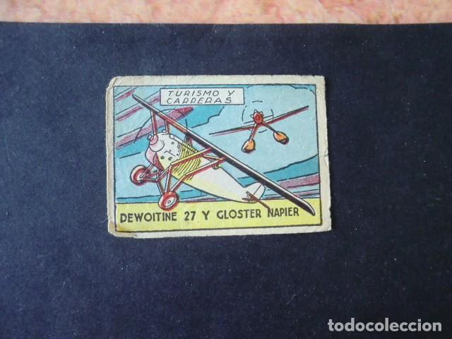 Coleccionismo Cromos antiguos: CROMO ALBUM AVIACI&Oacute;N,TURISMO Y CARRERAS,EDICIONES CISNE,A&Ntilde;OS 40,NUNCA PEGADO