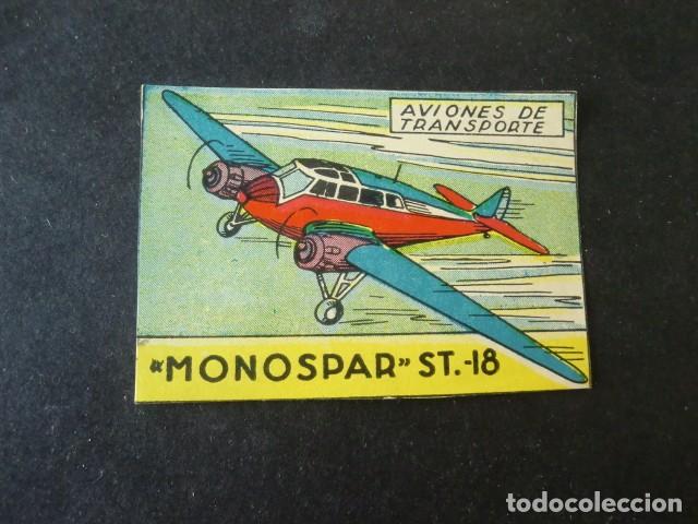 Coleccionismo Cromos antiguos: CROMO ALBUM AVIACI&Oacute;N,AVIONES DE TRANSPORTE,EDICIONES CISNE,A&Ntilde;OS 40,NUNCA PEGADO