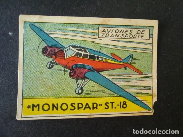 Coleccionismo Cromos antiguos: CROMO ALBUM AVIACI&Oacute;N,AVIONES DE TRANSPORTE,EDICIONES CISNE,A&Ntilde;OS 40,NUNCA PEGADO