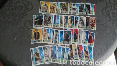 Coleccionismo cromos antiguos: Cromos star wars topps force attax - Foto 1