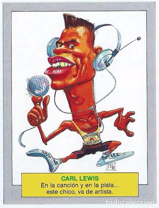 Coleccionismo cromos antiguos: Carl Lewis - Karikatas - Ediciones Este &iexcl;Impecable! - Foto 1