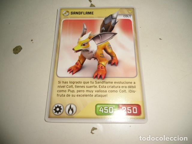 Coleccionismo cromos antiguos: PANINI INVIZIMALS SANDFLAME - Foto 1
