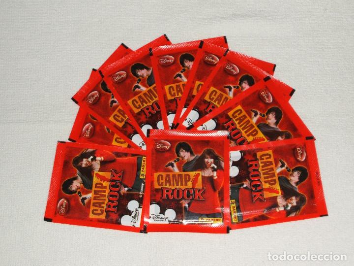 Coleccionismo cromos antiguos: 10 sobres de cromos Camp Rock - Foto 1