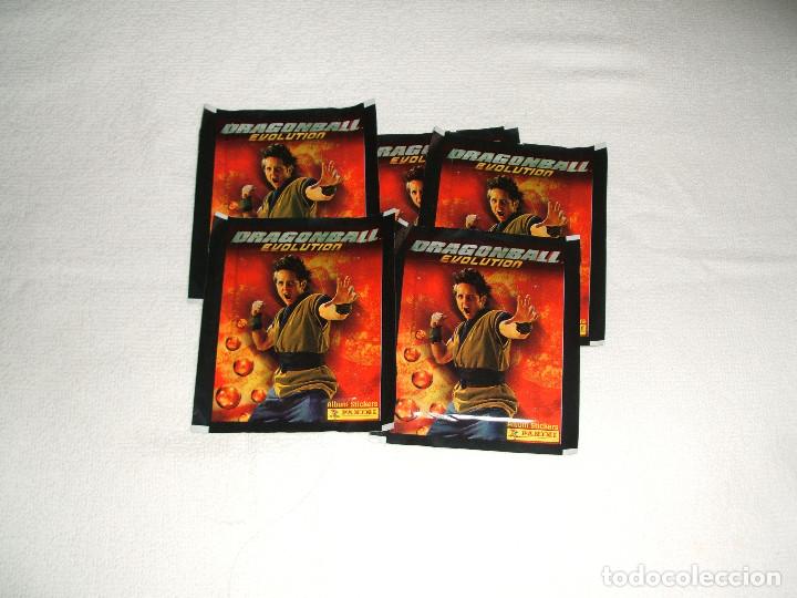 Coleccionismo cromos antiguos: 5 sobres cromos Dragonball evolution - Foto 1