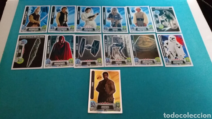 Coleccionismo cromos antiguos: LOTE 13 CROMOS STAR WARS TOPPS FORCE ATTACK - Foto 1