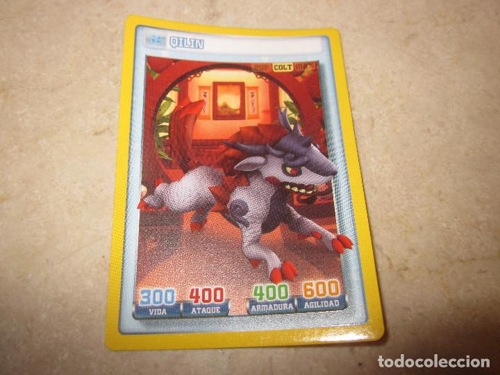 Coleccionismo cromos antiguos: PANINI INVIZIMALS - QILIN - Foto 1