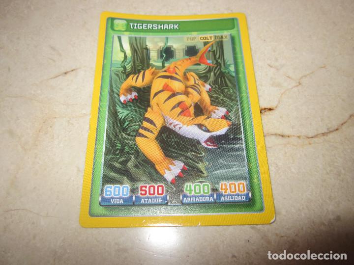 Coleccionismo cromos antiguos: PANINI INVIZIMALS - TIGERSHARK - Foto 1