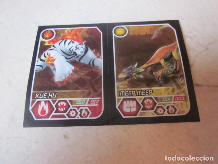 Coleccionismo cromos antiguos: PANINI INVIZIMALS EVOLUTION - XUE HU Y MEEP MEEP - Foto 1