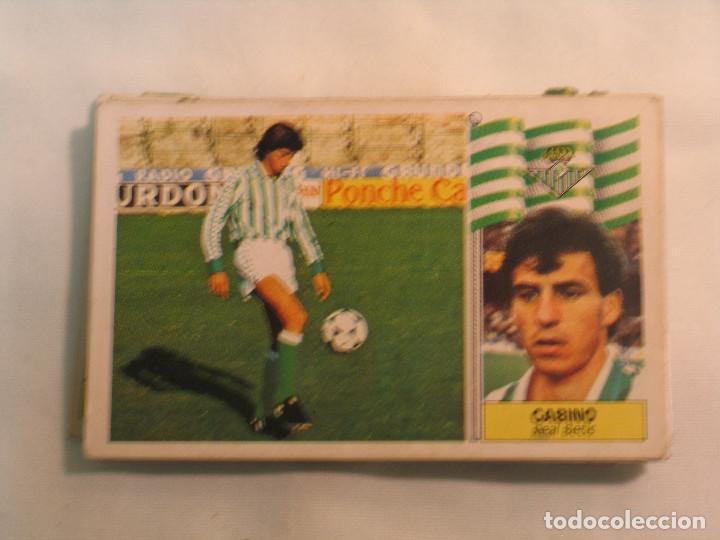 Coleccionismo cromos antiguos: liga 86/87 gabino - Foto 1