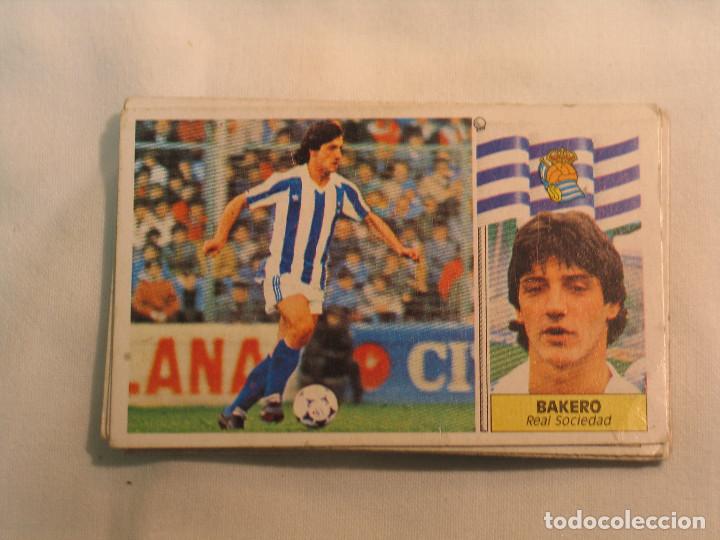 Coleccionismo cromos antiguos: liga 86/87 bakero - Foto 1