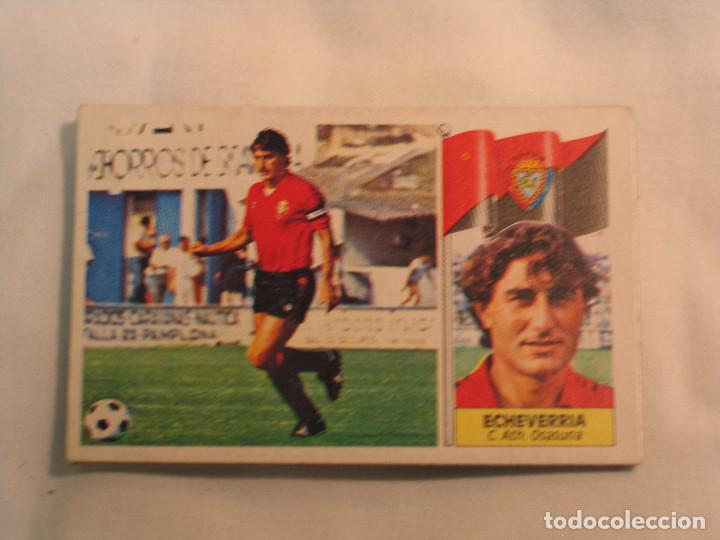 Coleccionismo cromos antiguos: liga 86/87 echeverria - Foto 1