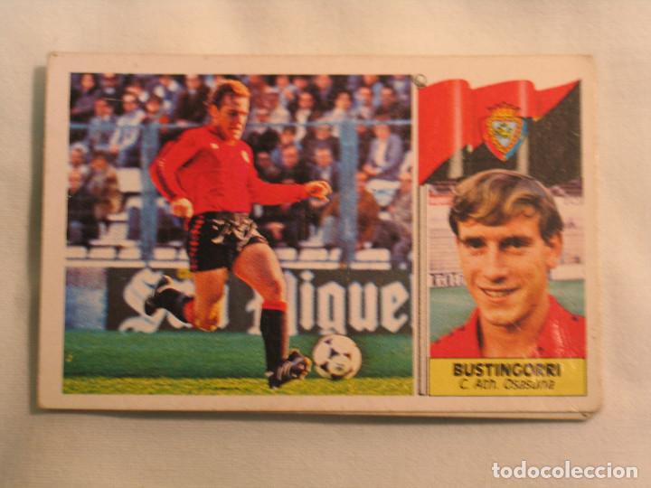 Coleccionismo cromos antiguos: liga 86/87 bustingorri - Foto 1
