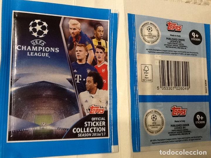 Sammeln alte Sammelbilder: Sobre sin abrir champions llague topps