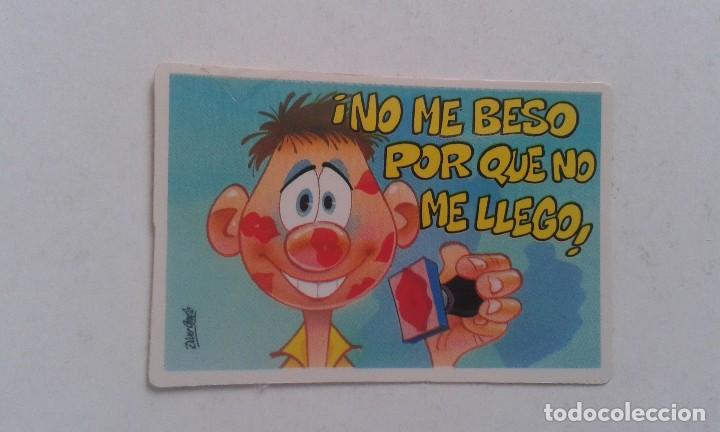 Coleccionismo Cromos antiguos: cromo bollycao, peguitarjeta II, no me beso por que no me llego ! a&ntilde;os 80