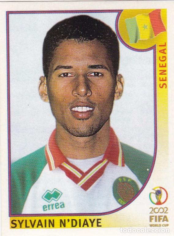 Collectable Antique Stickers: CROMO 2002 FIFA WORLD CUP KOREA JAPAN. PANINI. N&ordm; 56. SYLVAIN N'DIAYE. SENEGAL