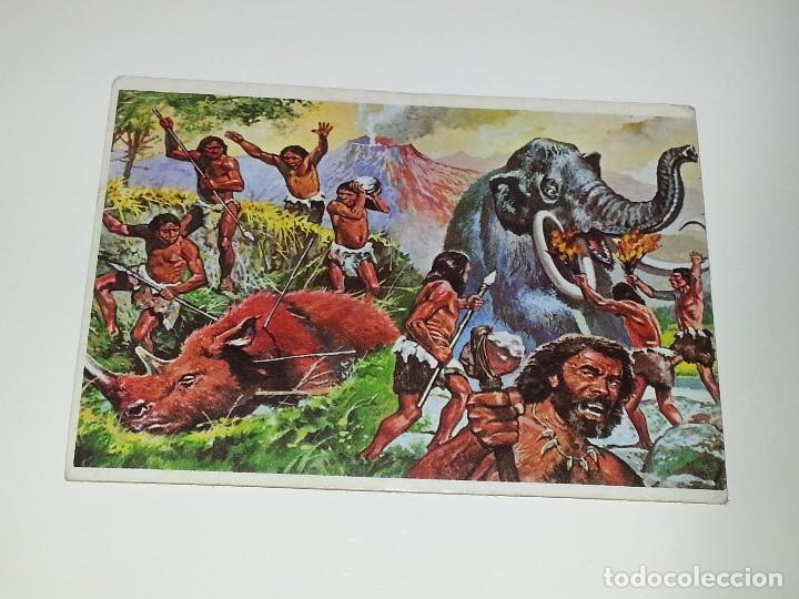 Coleccionismo Cromos antiguos: ANTIGUO CROMO N&ordm; 192 ALBUM TECNICA Y ACCION CAZA EN PREHISTORIA EDICIONES ESTE A&Ntilde;O 1980 SIN PEGAR