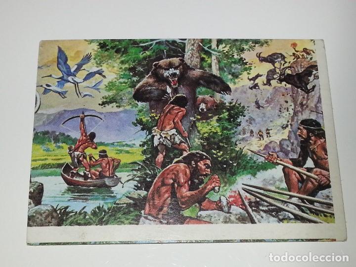 Coleccionismo Cromos antiguos: ANTIGUO CROMO N&ordm; 193 ALBUM TECNICA Y ACCION CAZA EN PREHISTORIA ED. ESTE A&Ntilde;O 1980 SIN PEGAR