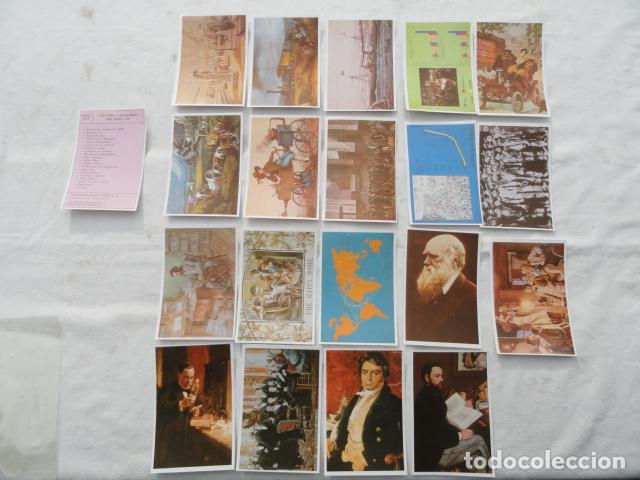 Colecionismo Cromos antigos: 19 CROMOS COLECCI&Oacute;N CULTURA Y ECONOMIA S.XIX.