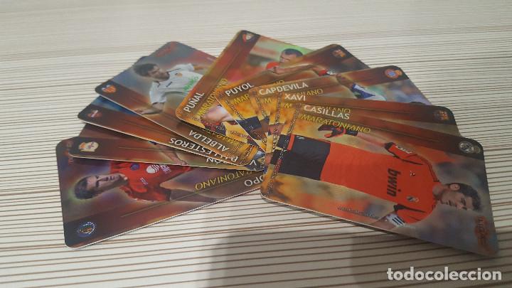 Coleccionismo cromos antiguos: MARATONIANOS BRILLO LISO-PACK LOTE COMPLETO(9/9)-FICHAS QUIZ LIGA 2012/2013-MUNDICROMO 12/13.