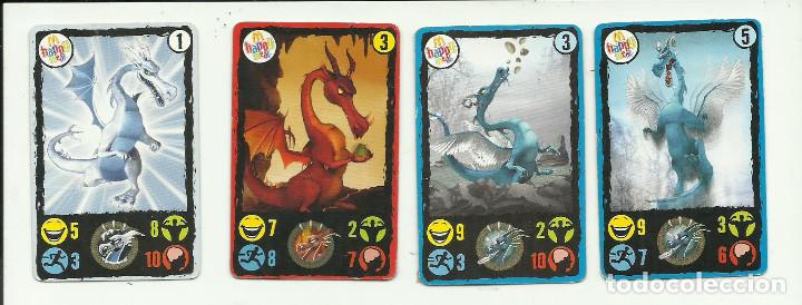 Coleccionismo cromos antiguos: CROMOS DE DRAGONES M HAPPY MEAL - Foto 1