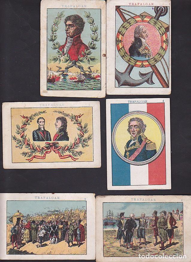 Collectionnisme Cartes &agrave; collectionner anciennes: LOTE DE 16 CROMOS TRAFALGAR