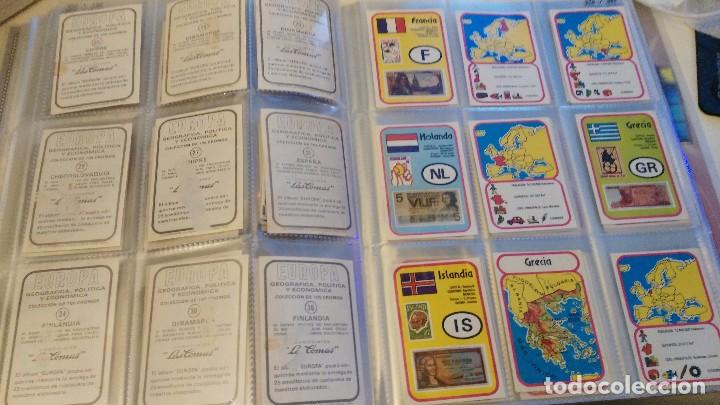 Colecionismo Cromos antigos: EUROPA - geografica, politica y economica - chocolates las comas- 1978