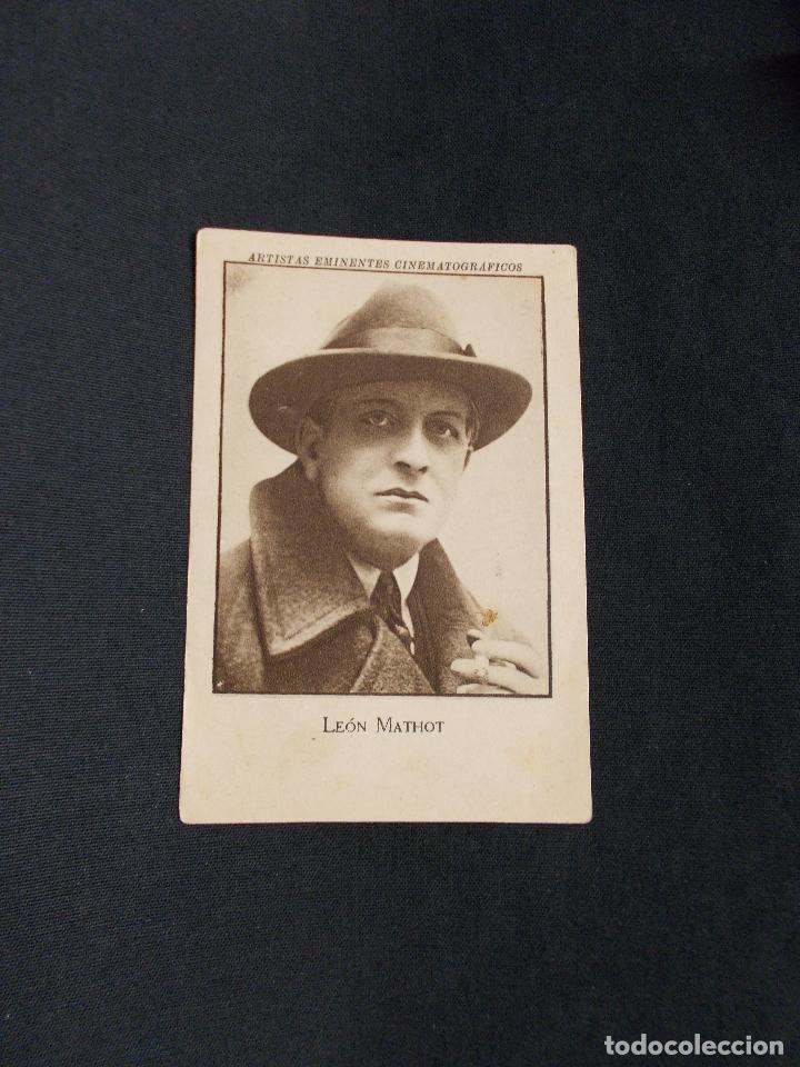Coleccionismo cromos antiguos: CROMO CINE - SERIE X - N&ordm; 3 - LEON MATHOT - Foto 1